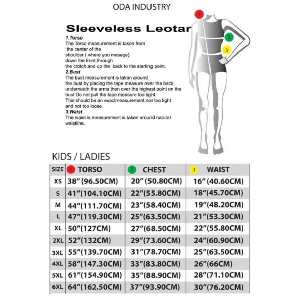 ODA INDUSTRY/SPORTS LEOTARD BLACK COTTON SPANDEX # RHYTHMIC GYMNASTICS LEOTARD #TRAINING LEOTARD # BALLET TRAINING # - Image 4