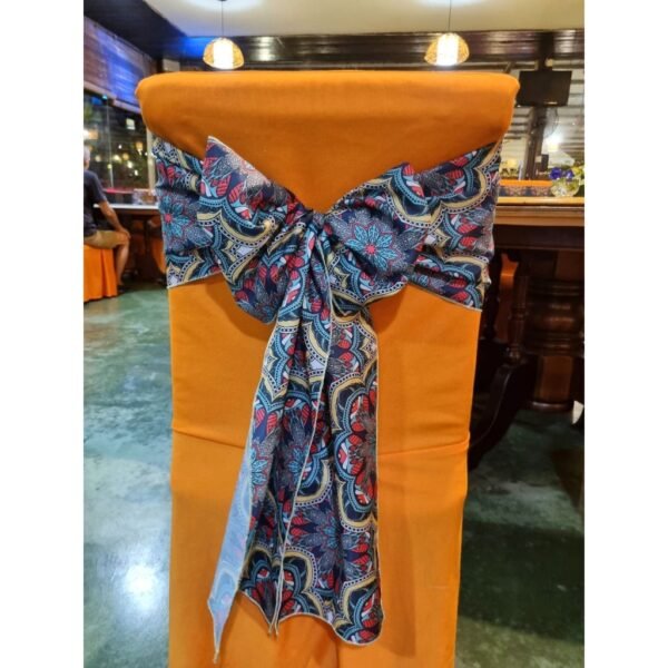 ODA INDUSTRY/CHAIR BACK RIBBON BOWKNOT CHAIR TIES WEDDING PARTY BANQUET CHAIR DECORATION/TIE RIBEN BUNGA SARUNG KERUSI - Image 4