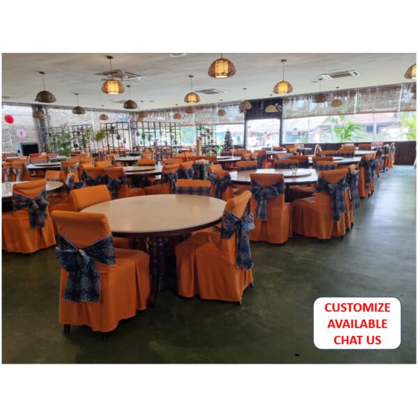 ODA INDUSTRY/CHAIR BACK RIBBON BOWKNOT CHAIR TIES WEDDING PARTY BANQUET CHAIR DECORATION/TIE RIBEN BUNGA SARUNG KERUSI