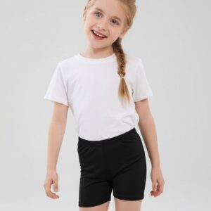 ODA INDUSTRY/SPORTS BLACK PANTS COTTON #RHYTHMIC GYMNASTICS COTTON SHORT PANT #GYM COTTON SHORT PANT