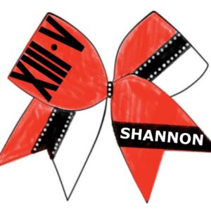 ODA INDUSTRY/CHEER BOW/CHEERLEADING ELASTIC CHEER HEADBANDS/HANDMADE CHEER BOW WITH HAIR TIES (Customized)